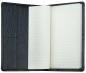 Preview: Notizbuch DIN A5 schmal | Echtleder | PAGLIA schwarz